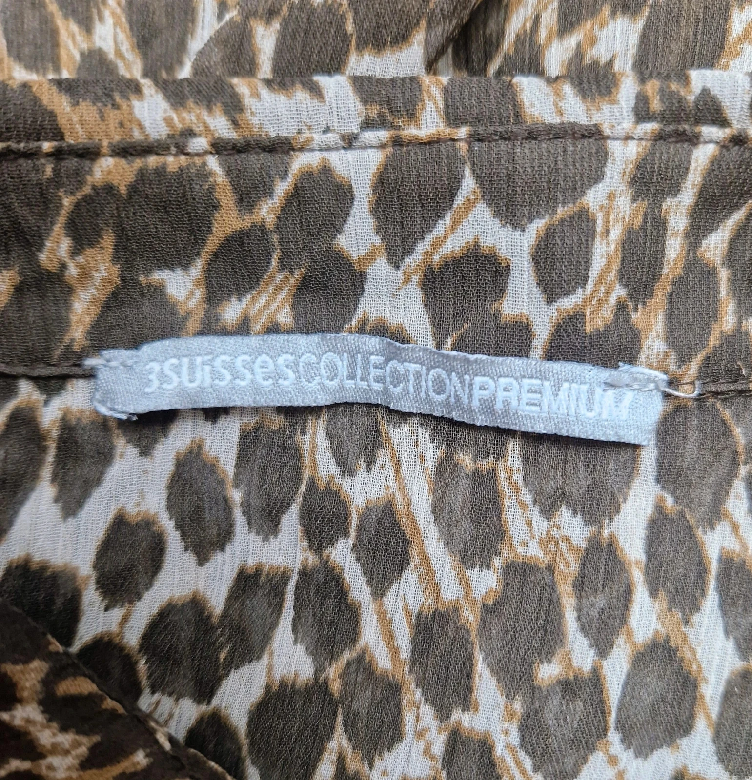 Blusa transparente de leopardo Talla 44/46 – photo 4